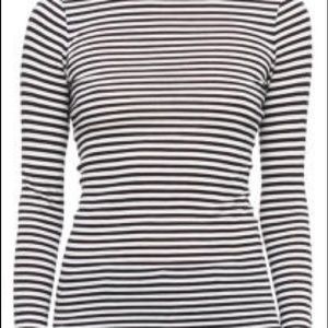 BNWT Julie Stripe Turtle, black and white size XS